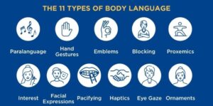 انواع زبان بدن